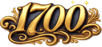 1700 ব্র্যান্ডের নীল সবুজ লোগো
